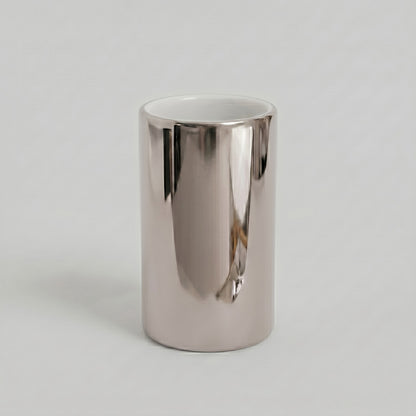 Vesso Silver Bathroom Accessories Set